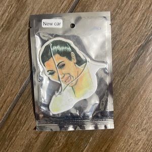 NWT Kim Kardashian Crying Hanging Air Freshener in New Car Scent